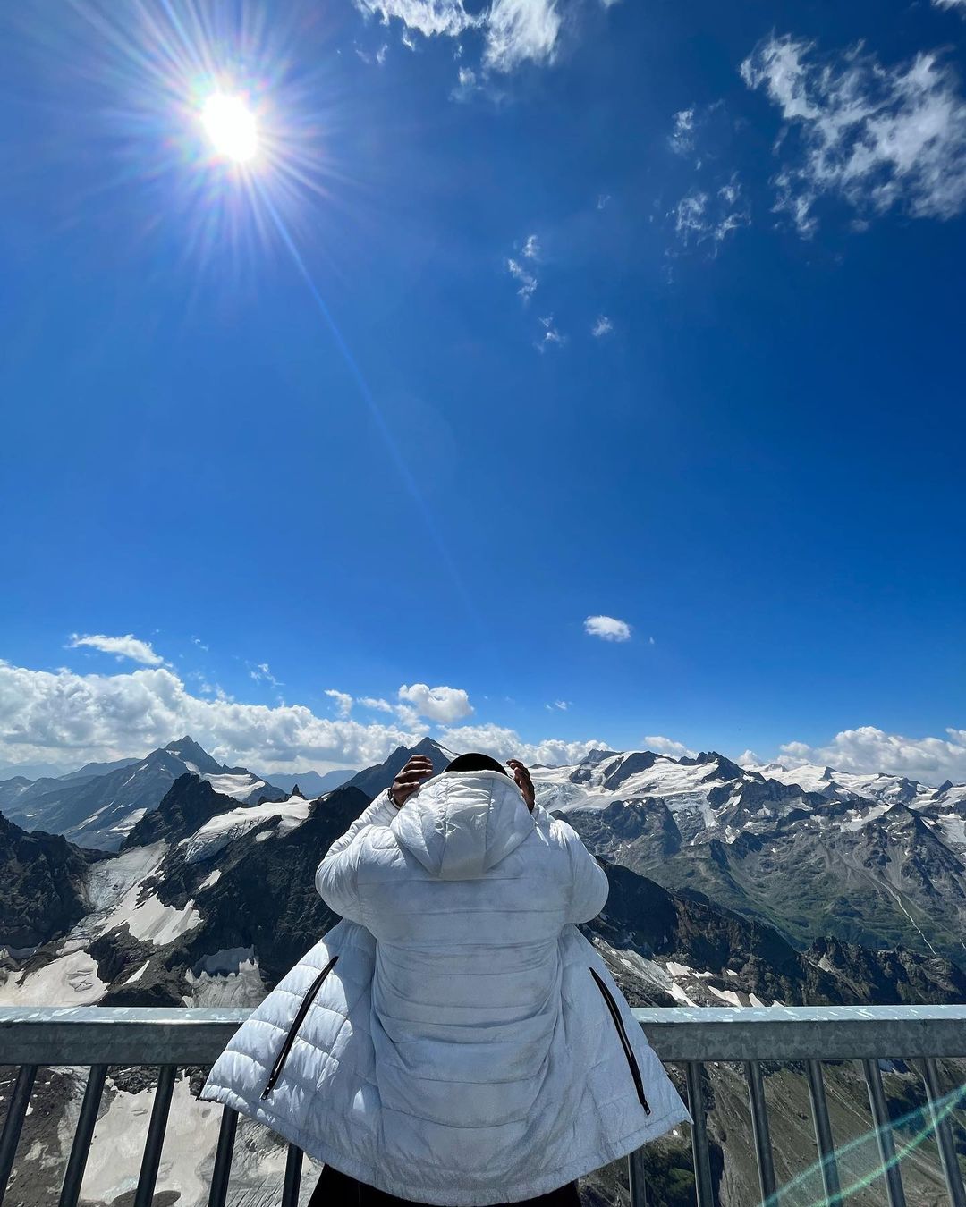 On top of Mt. Titlis